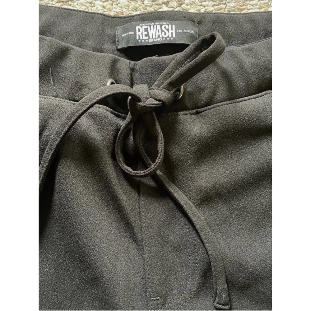Rewash Black Drawstring Joggers-Size L - Picture 3 of 7